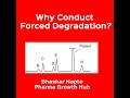 why conduct forced degradation?