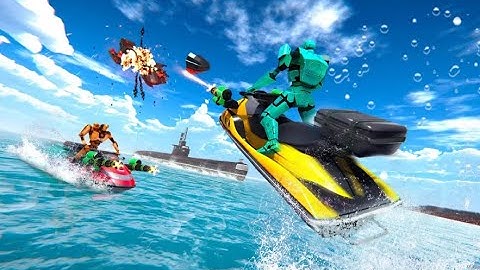 New Jet Ski Robot Part-1 | Submarine Robot Transformation - Android GamePlay | By Game Crazy