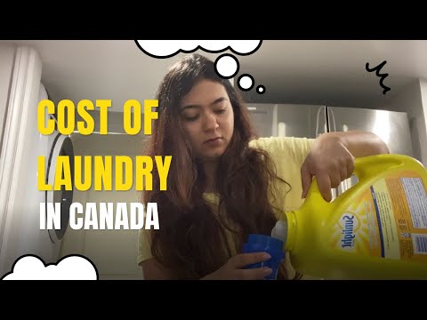 How Much Does Washing Clothes Cost In Canada? | Laundry Day | Life Of Immigrant In Toronto