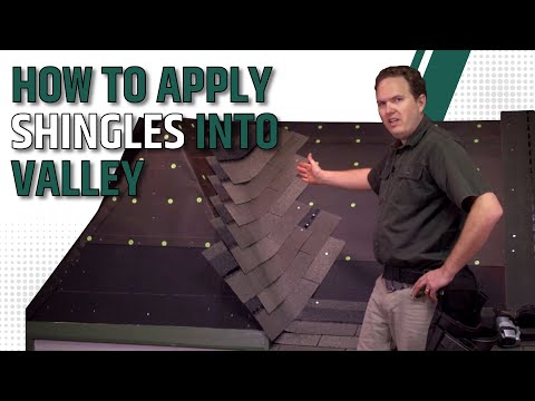 How to Apply Shingles Into Valley thumbnail