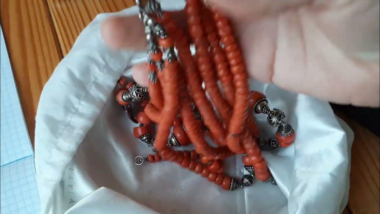 Редкие антикварные коралловые бусы как выглядит дорогой натуральный ...
