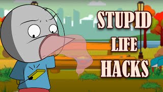 Dumbest Life Hacks Ever | Angry Prash