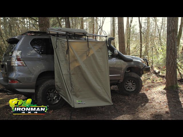 Ironman 4x4 Instant Ensuite Shower Tent - YouTube