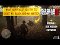 RDR2 - What Happens If You Try To Shoot Mr. Black & Mr. White?