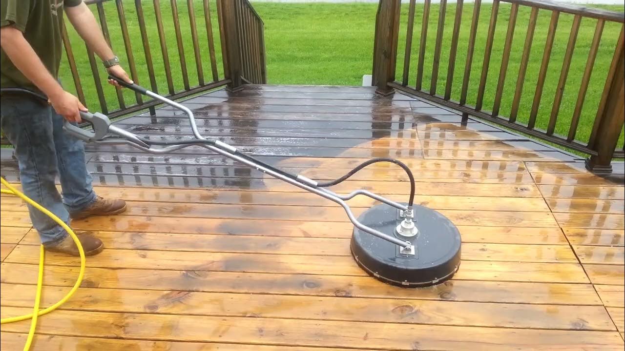 Larry's rotary surface cleaner YouTube