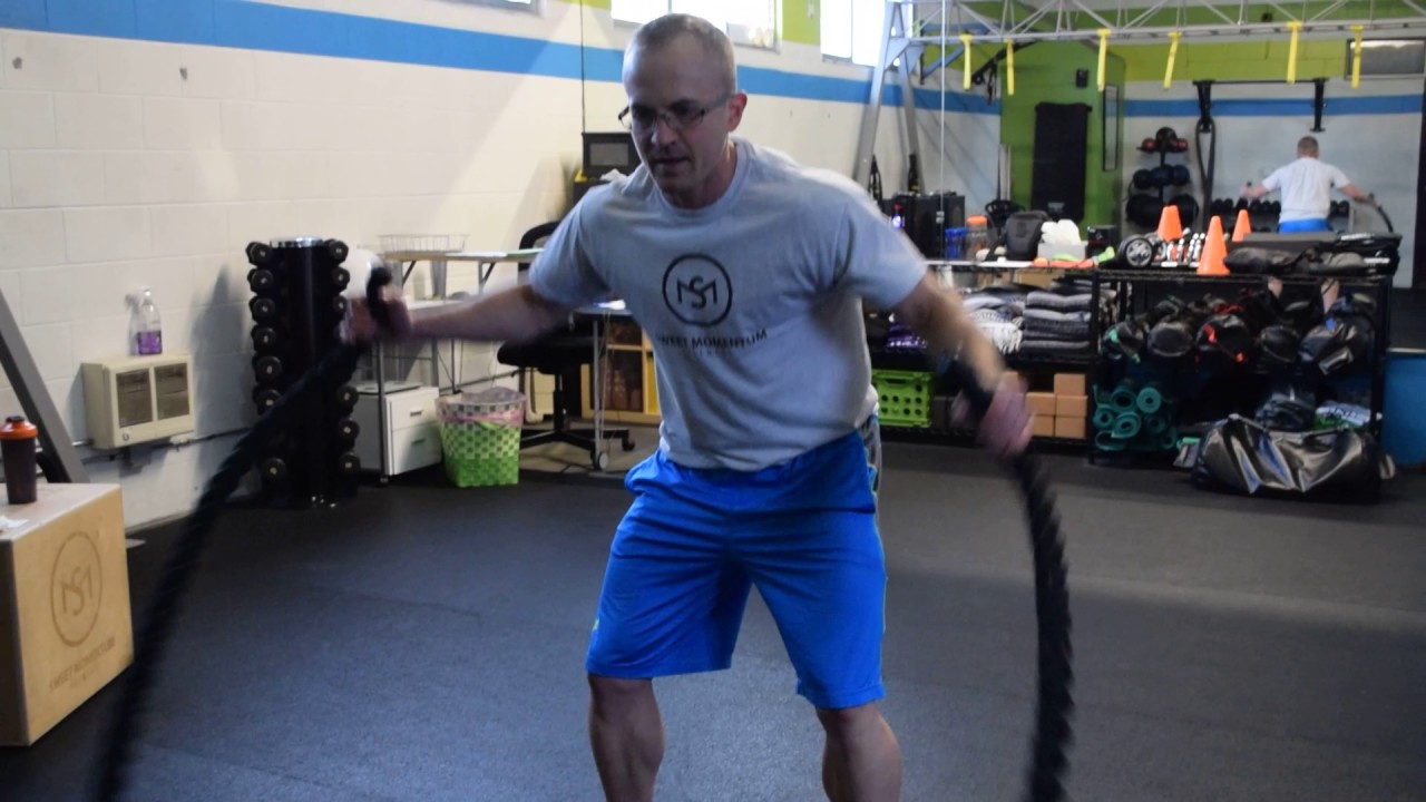 Luke George Rope Luke's Battle Rope Challenge - YouTube