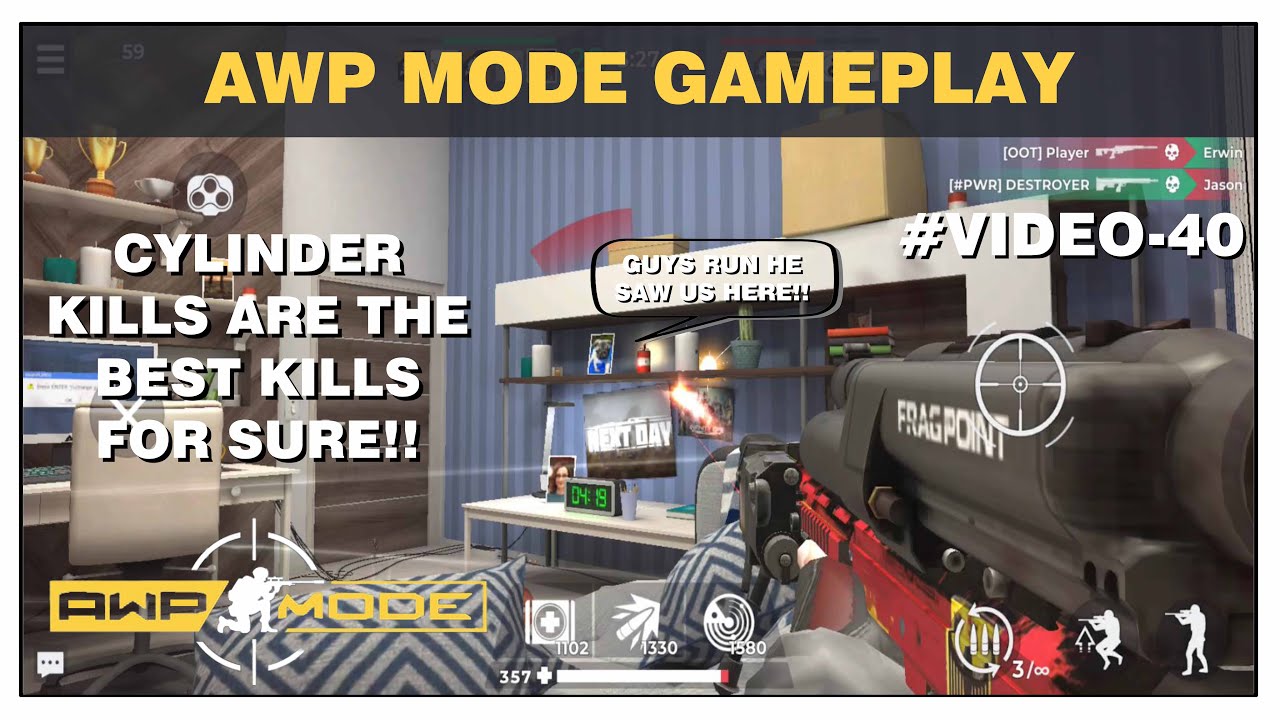 AWP MODE - BULLYING ENEMIES WITH OUR DSR GUN 😂