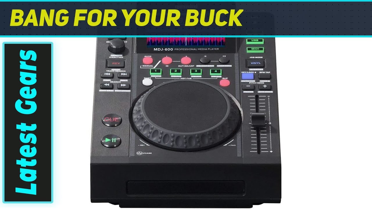 ReviewGemini Sound MDJ-600: Best DJ Player for Intermediate Skills