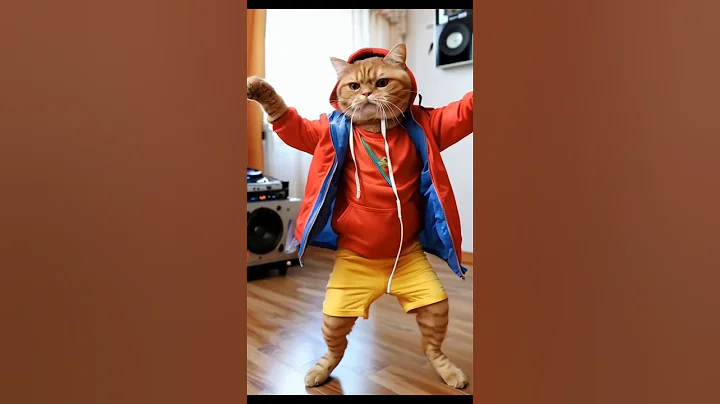 Funny cat dance #shorts #trending #viral #catdance #funny cat #babycat #comedycatdance #boycat
