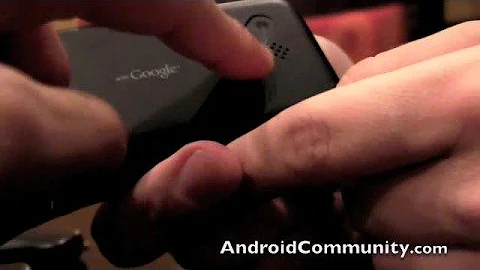 T-Mobile G1 Hardware walkthrough