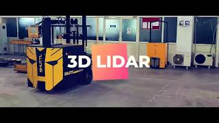 Gridbots Shuttl Self Driving Forklift [ Bots & Drones India Commercial Robot Guide]