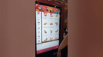 Self ordering "kiosk" of Jollibee (special project)