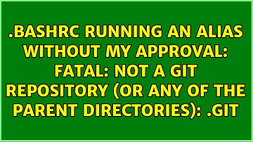 fatal: Not a git repository (or any of the parent directories): .git