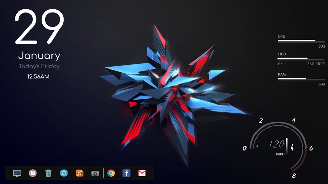 how to make your windows Desktop look aesthetic CooL | Gaming ...
