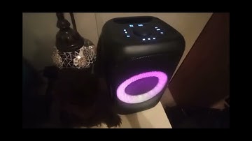 onn party speaker startup and shutdown