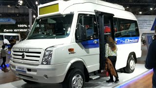 Force E-Traveller Fully Electric Bus at Auto expo 2020 || Must watch
