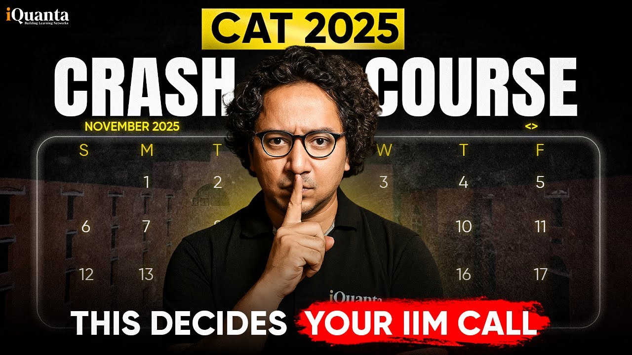CAT 2025 Crash Course Launch | 170+ Hours Classes, AI Mocks, Daily ...