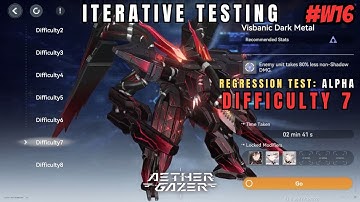 [Aether Gazer] Iterative Testing: Regression Test Alpha - Visbanic Dark Metal (Difficulty 7) #Week16