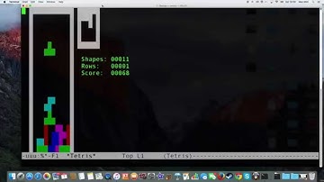 Tetris on terminal!!!