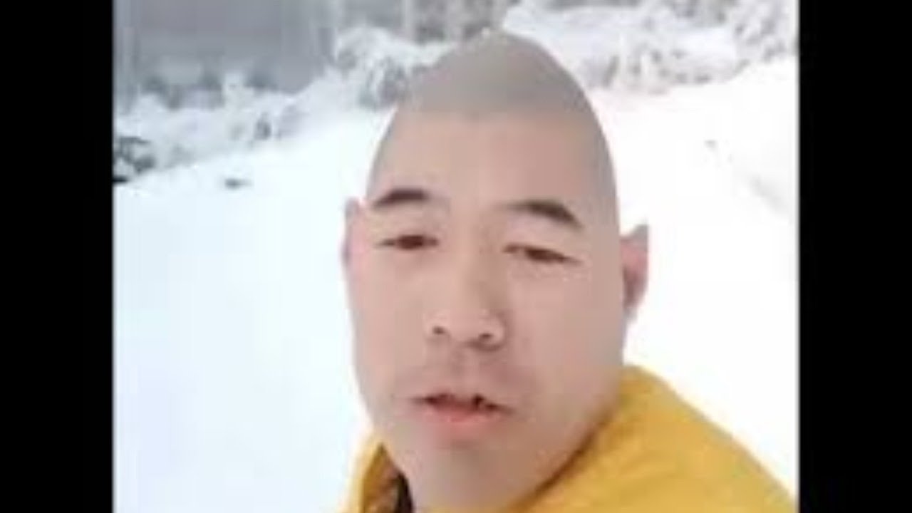 Making Chinese man singing in the snow remix only it's my friends voice ...