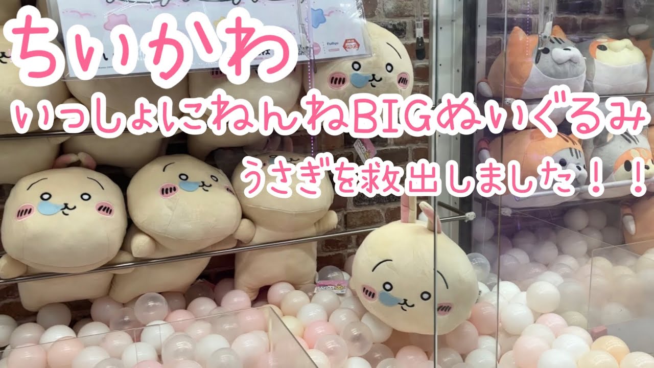 ちいかわ ぬいぐるみ いっしょにねんね BIG 約40? - おもちゃ