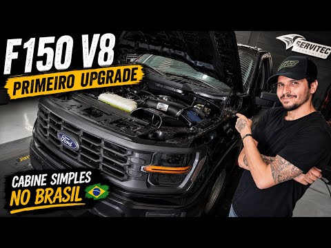 PRIMEIRO UPGRADE DE POTENCIA NA F150 V8 CABINE SIMPLES  IMPORTADA