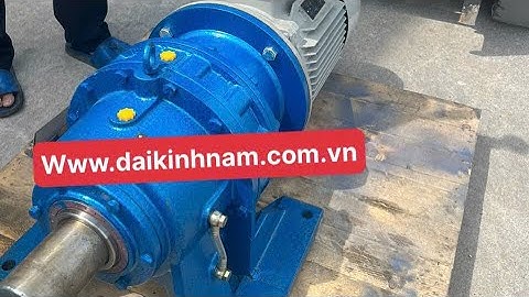 LẮP RÁP HỘP GIẢM TỐC CYCLO