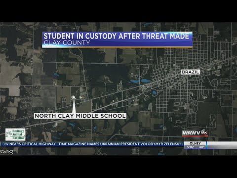 Student detained after threat to North Clay Middle School