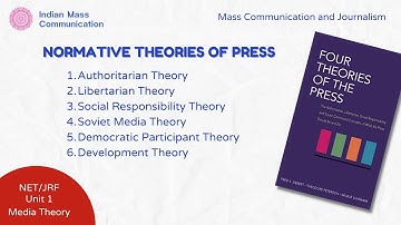 1.16 Normative Theories of Press |UGC NET/JRF Mass Communication and Journalism | CUET PG | COQP17