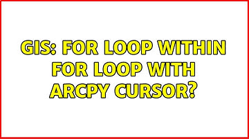 GIS: For loop within for loop with ArcPy cursor?