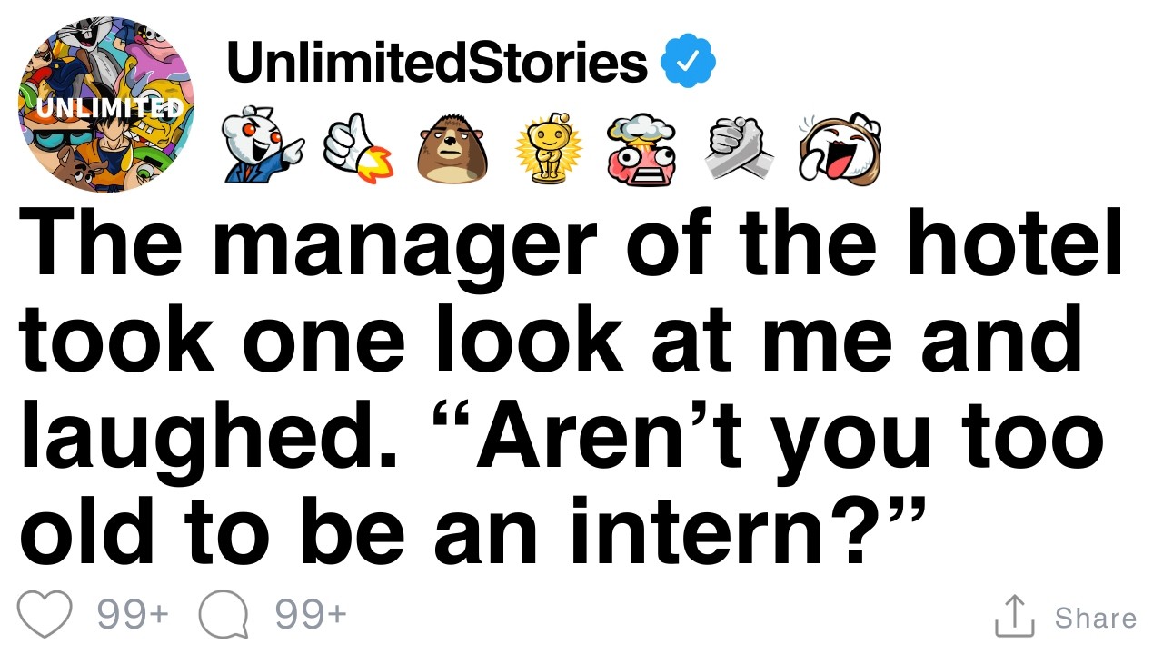 Менеджер отеля рассмеялся и сказал: «А вы не слишком староваты для стажёра?» [ПОЛНАЯ ИСТОРИЯ]