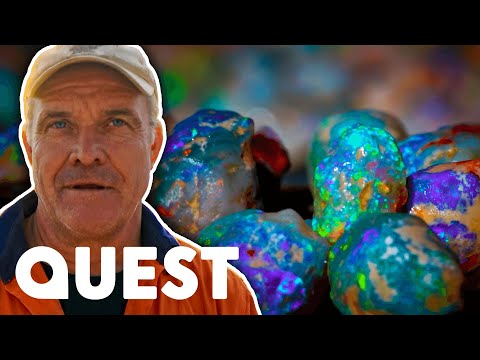 The Cheals Find 200,000 Of Opal In A Single Haul! | Outback Opal Hunters