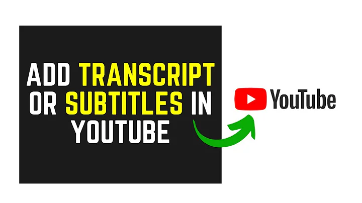 Enhance Your YouTube Videos with Ready-Made Transcripts and Subtitles