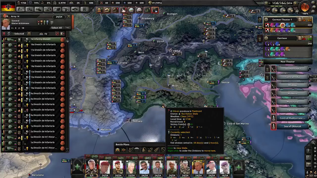 Hearts of Iron 4 Millenium Dawn Germany [World Conquest 3] - YouTube