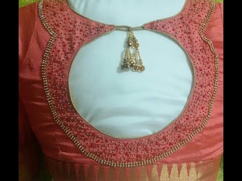 Latest Blouse Back Neck Design Tutorial Simple Beautiful Hand Embroidery Work Youtube,Mehandi Designs For Hands Full
