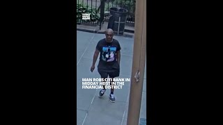 Man robs Citi Bank in midday heist in the Financial District