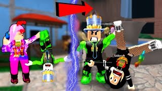 MAFIA in ROBLOX Murder Mystery 2! DAD became Sheriff and saved his DAUGHTER from the Bandits ROBLOX