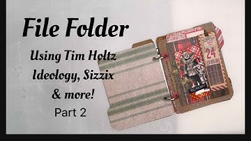 File Folder Mini Album Part 2!