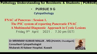 Pursue 9G (Live): Cytopathology- FNAC of Pancreas : Session 1. screenshot 5