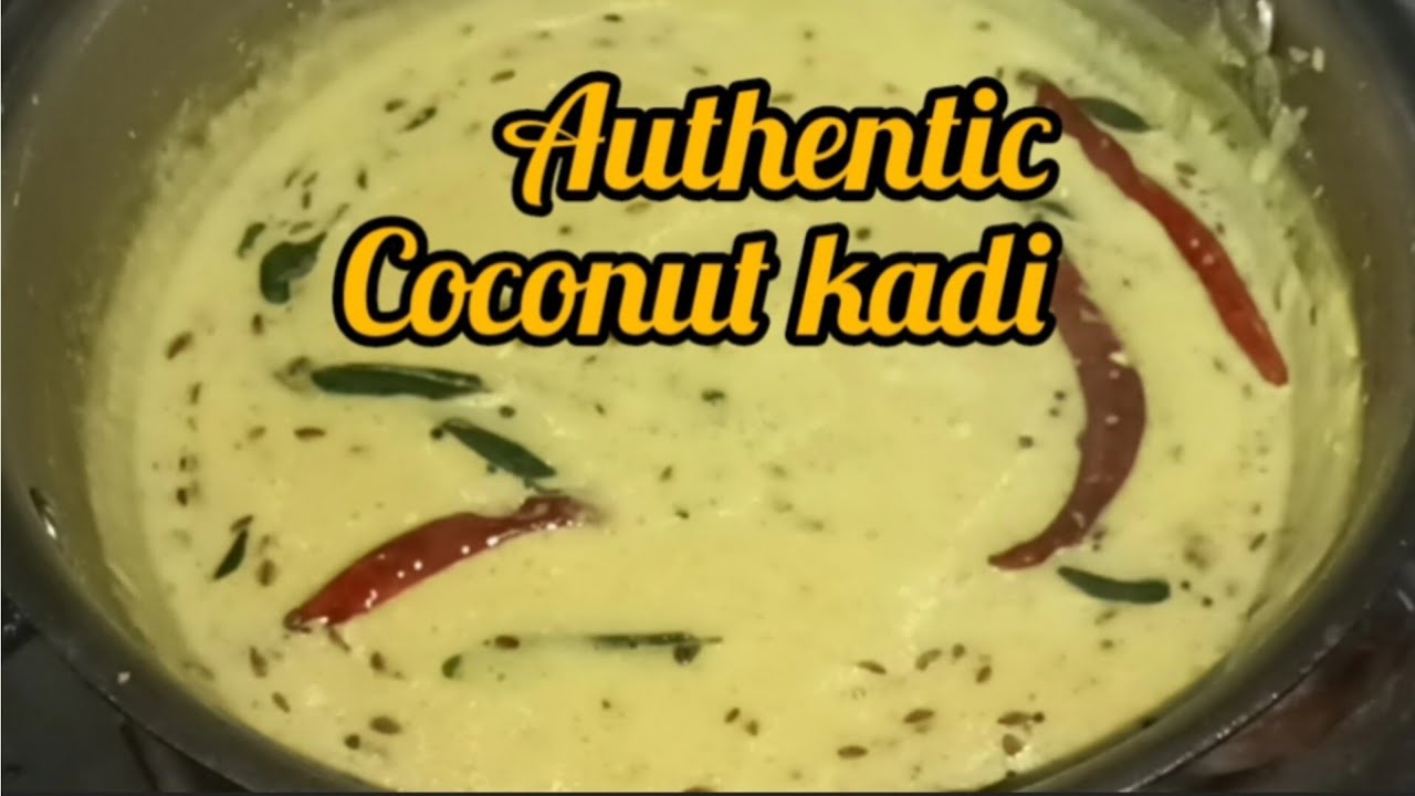 Nariyal ki kadi recipe |how to make kadi at home easily 😋 