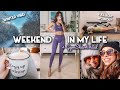 GYMSHARK TRY ON HAUL, FULL BODY WORKOUT | Spend the Weekend With Me | VLOG