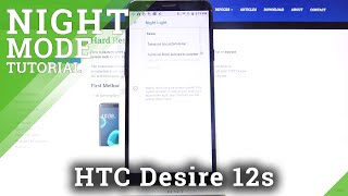 How to Activate Night Mode on HTC Desire 12s – Display Option screenshot 1