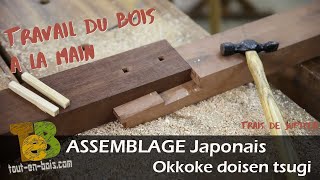 ASSEMBLAGE BOIS à la main : le Trait de Jupiter (Okkoke doisen tsugi )