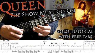 Download Lagu Queen - The Show Must Go On guitar solo lesson (with tablatures and backing tracks) MP3