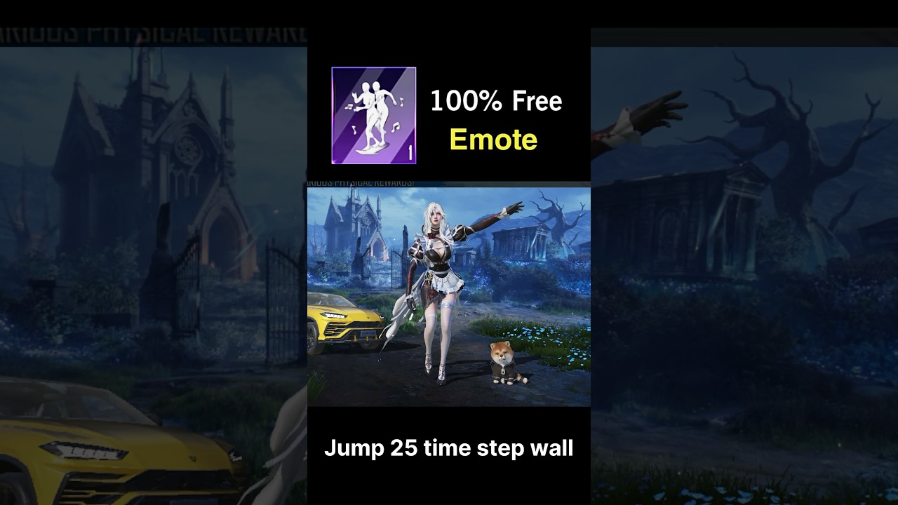 Free aura farming emote Bgmi 🥰