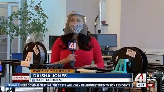 Johnson County MakerSpace creating face shields for first responders