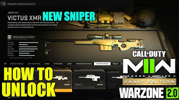 How to Unlock Victus XMR MW2 New Sniper Rifle Unlock | How to Get Victus MW2 |Victus Warzone 2 & DMZ
