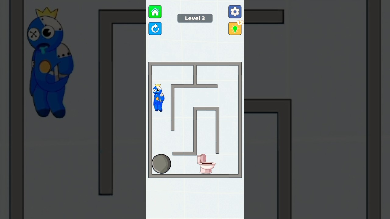 Rainbow Maze Escape Toilet Game 