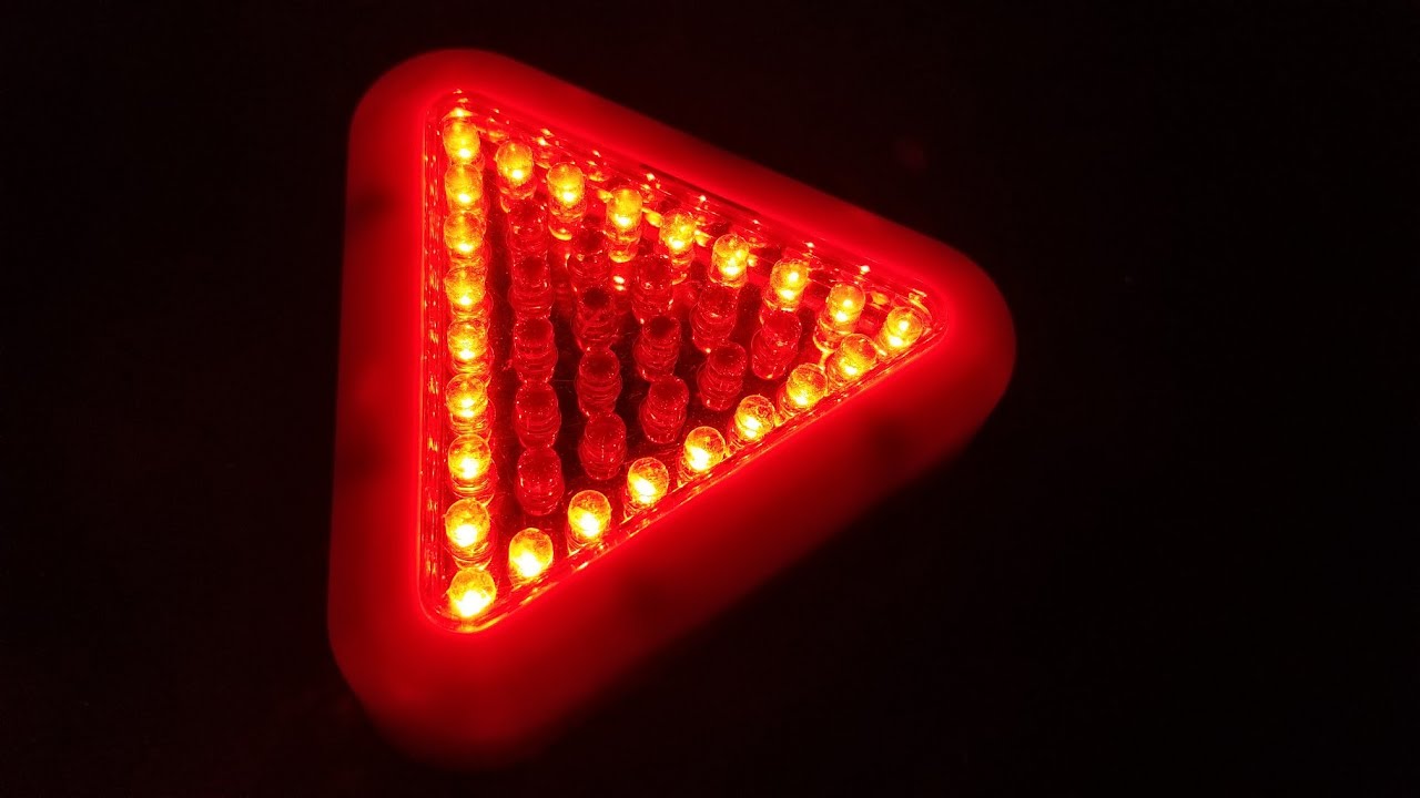 Harbor Freight Emergency Triangle Light Review YouTube