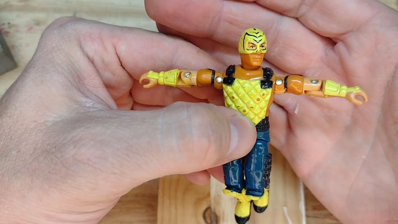 Разборка GI Joe Ninja Force T'Jbang и замена уплотнительного кольца.